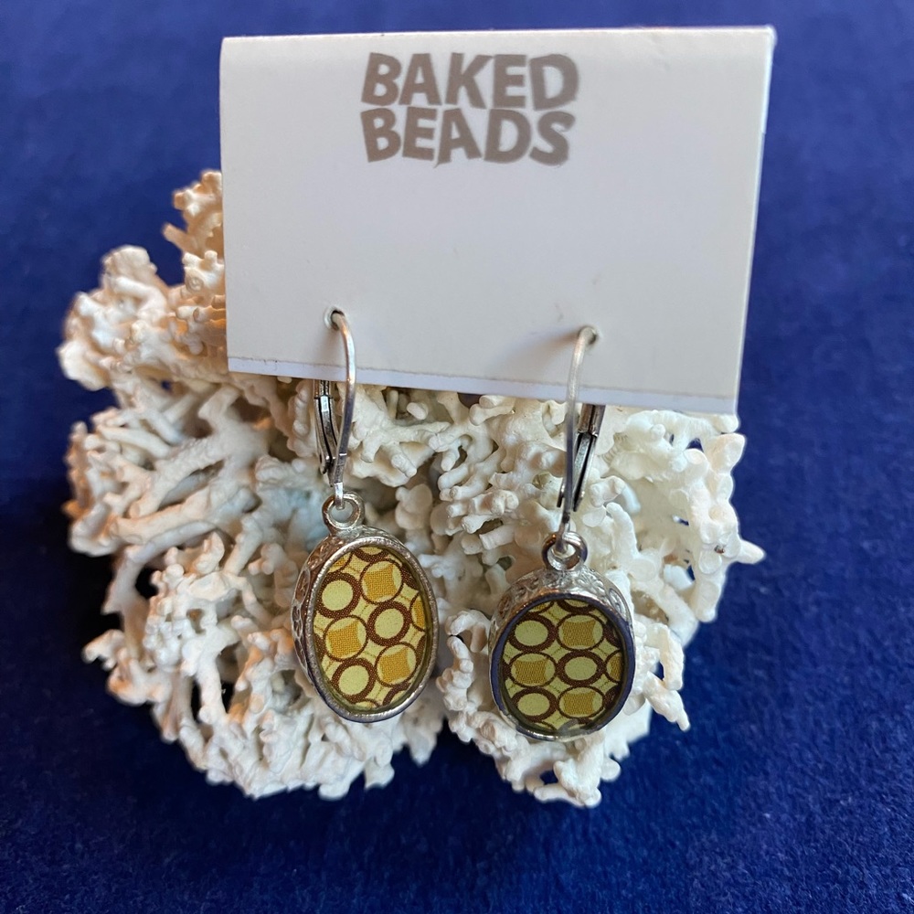 Baked Beads earrings by David & Robin